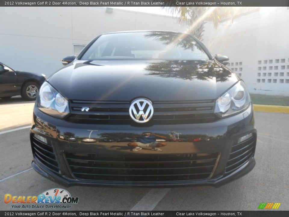 2012 Volkswagen Golf R 2 Door 4Motion Deep Black Pearl Metallic / R Titan Black Leather Photo #2