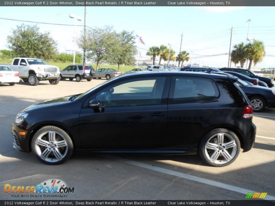 2012 Volkswagen Golf R 2 Door 4Motion Deep Black Pearl Metallic / R Titan Black Leather Photo #4