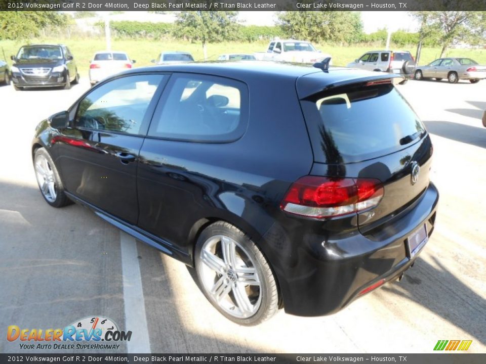 2012 Volkswagen Golf R 2 Door 4Motion Deep Black Pearl Metallic / R Titan Black Leather Photo #5