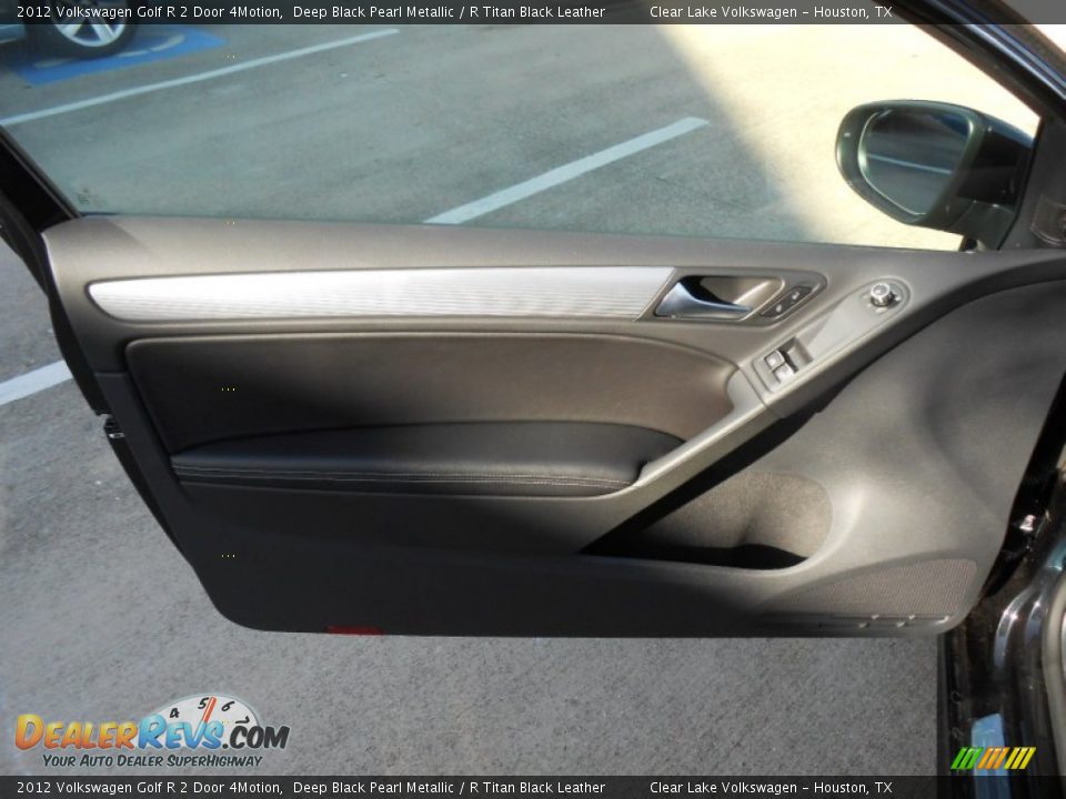 2012 Volkswagen Golf R 2 Door 4Motion Deep Black Pearl Metallic / R Titan Black Leather Photo #9