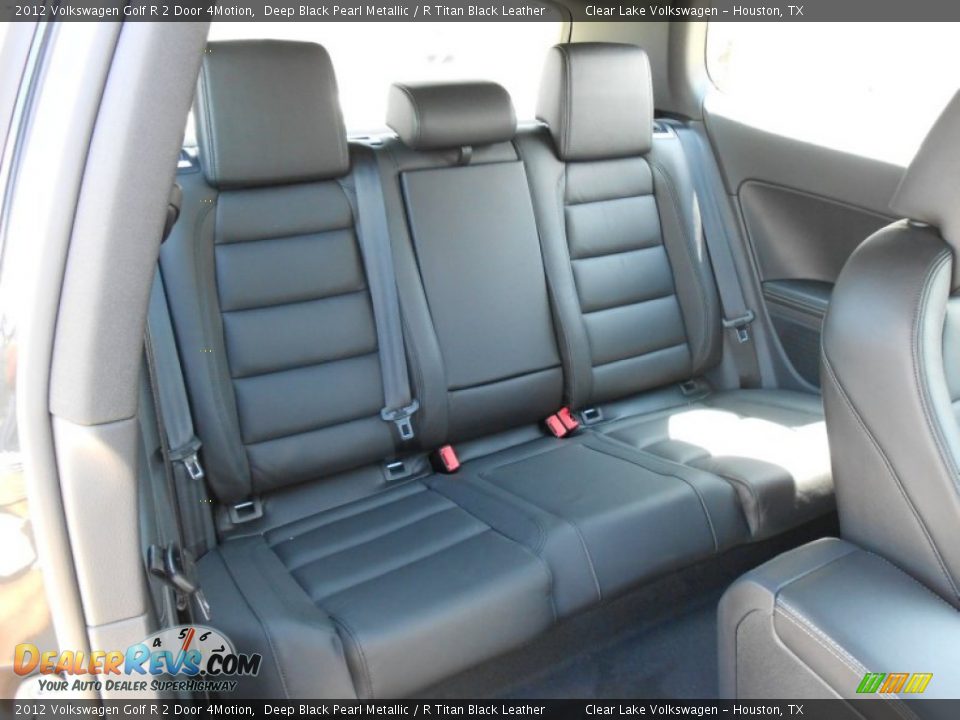 Rear Seat of 2012 Volkswagen Golf R 2 Door 4Motion Photo #13