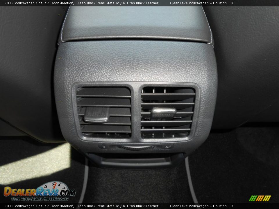 2012 Volkswagen Golf R 2 Door 4Motion Deep Black Pearl Metallic / R Titan Black Leather Photo #17