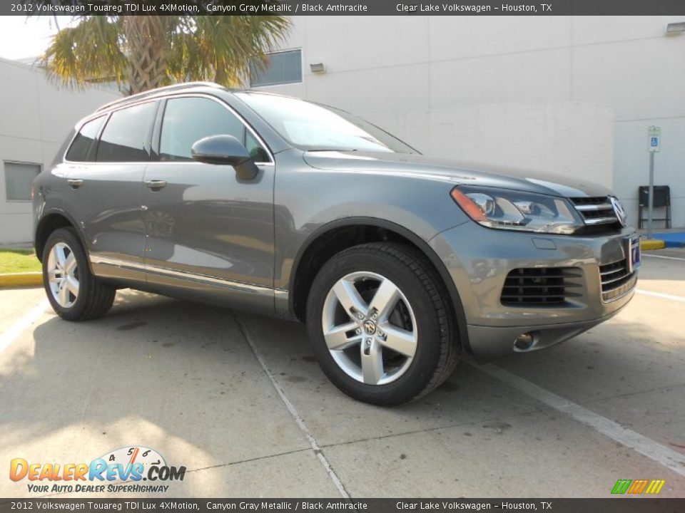 2012 Volkswagen Touareg TDI Lux 4XMotion Canyon Gray Metallic / Black Anthracite Photo #1