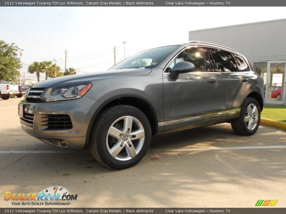 2012 Volkswagen Touareg TDI Lux 4XMotion Canyon Gray Metallic / Black Anthracite Photo #3