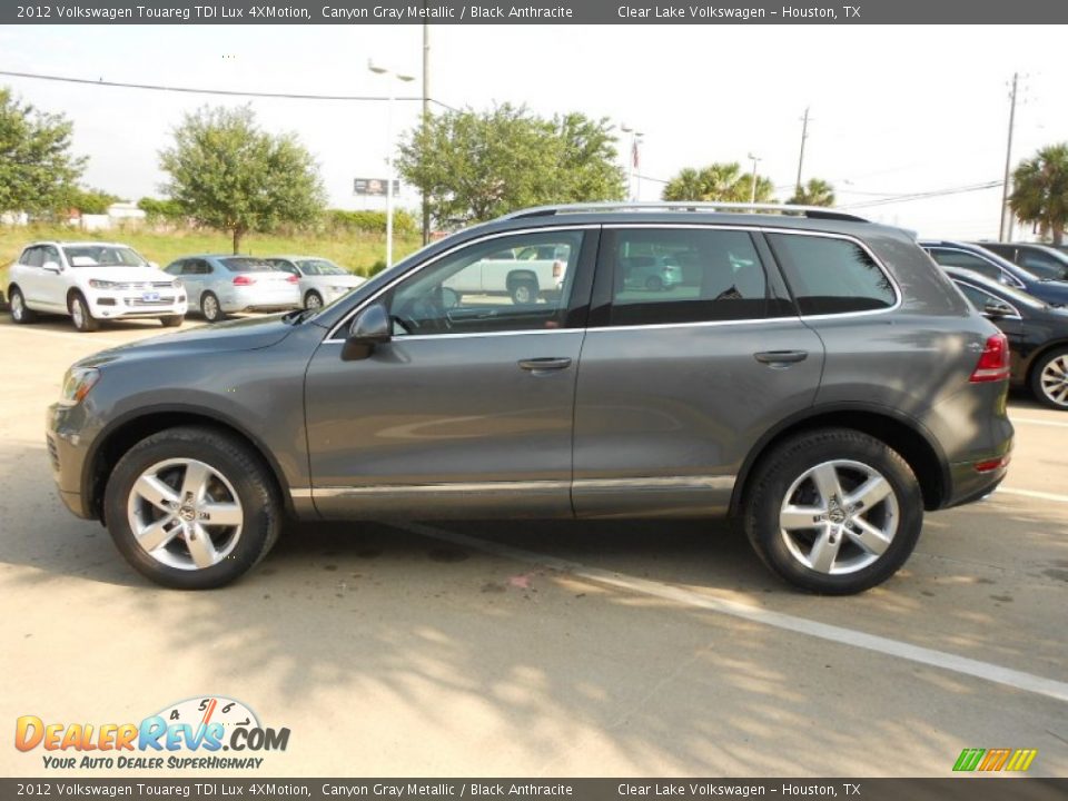 2012 Volkswagen Touareg TDI Lux 4XMotion Canyon Gray Metallic / Black Anthracite Photo #4