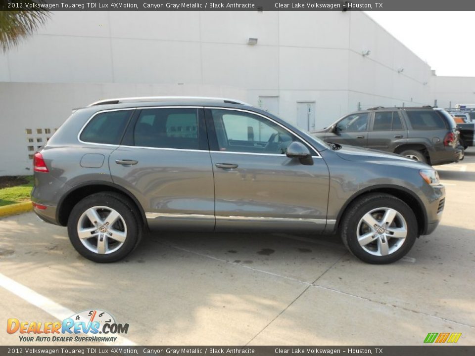 2012 Volkswagen Touareg TDI Lux 4XMotion Canyon Gray Metallic / Black Anthracite Photo #6
