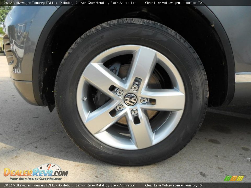 2012 Volkswagen Touareg TDI Lux 4XMotion Canyon Gray Metallic / Black Anthracite Photo #7