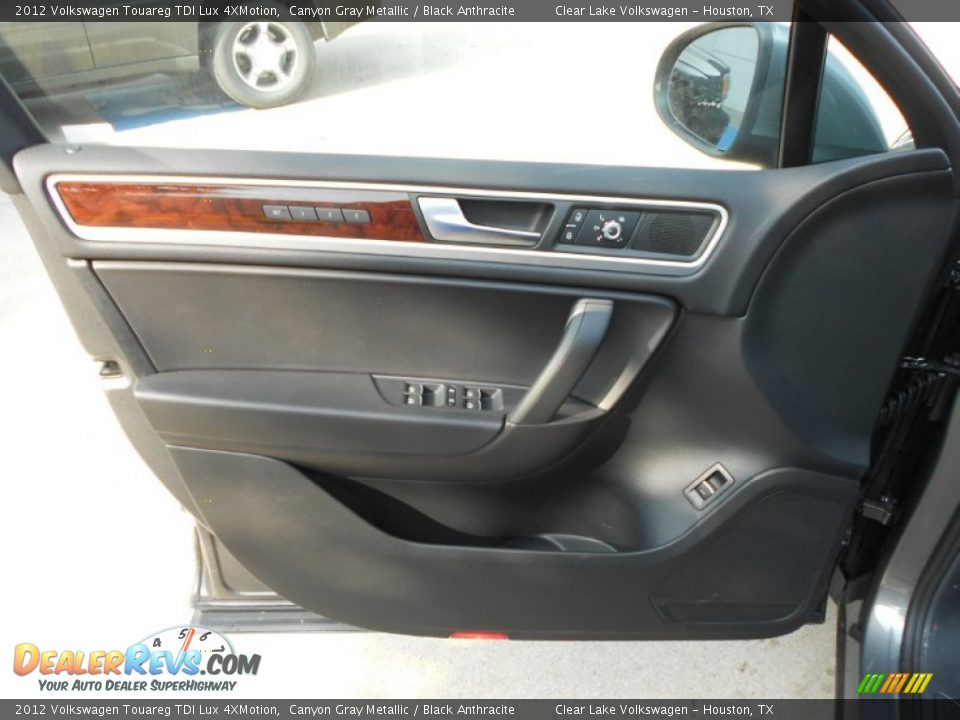 2012 Volkswagen Touareg TDI Lux 4XMotion Canyon Gray Metallic / Black Anthracite Photo #8