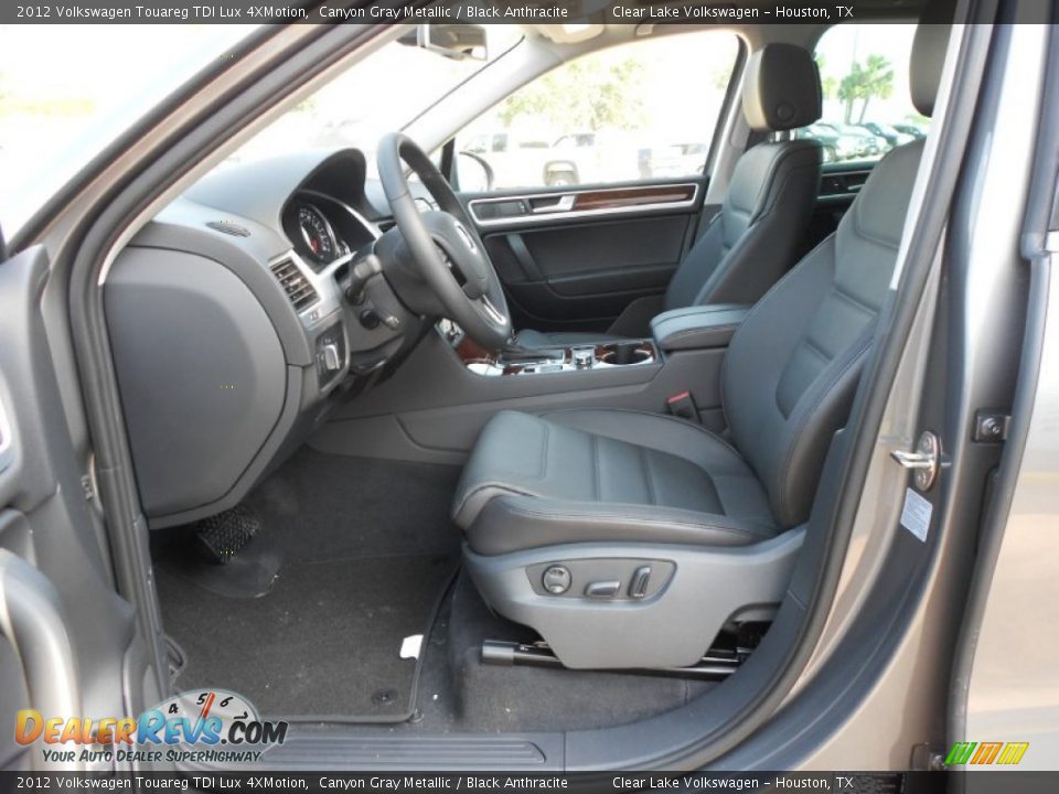 2012 Volkswagen Touareg TDI Lux 4XMotion Canyon Gray Metallic / Black Anthracite Photo #9