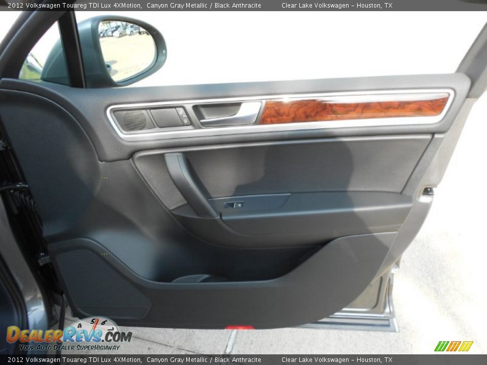 2012 Volkswagen Touareg TDI Lux 4XMotion Canyon Gray Metallic / Black Anthracite Photo #10
