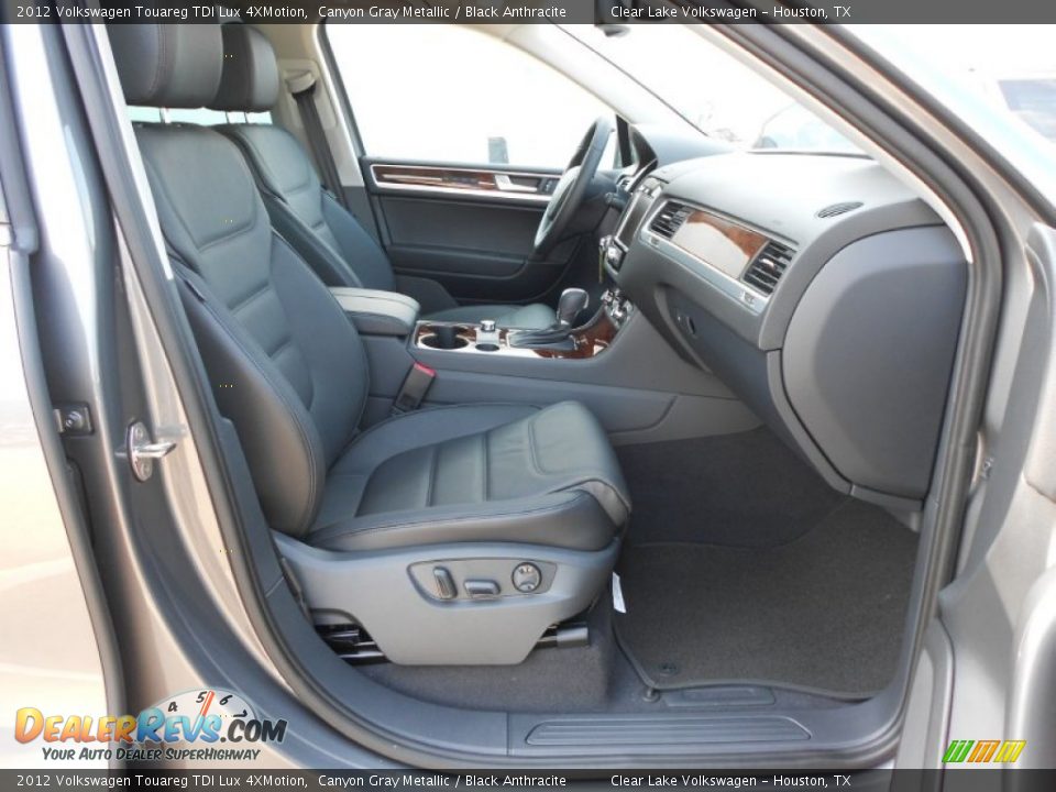 2012 Volkswagen Touareg TDI Lux 4XMotion Canyon Gray Metallic / Black Anthracite Photo #11