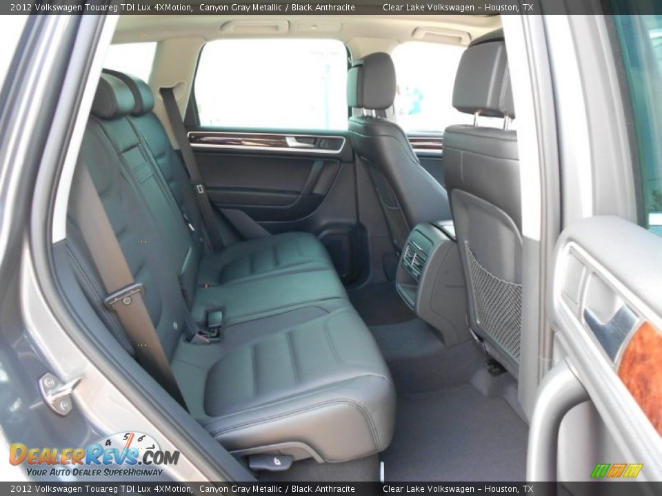 2012 Volkswagen Touareg TDI Lux 4XMotion Canyon Gray Metallic / Black Anthracite Photo #12
