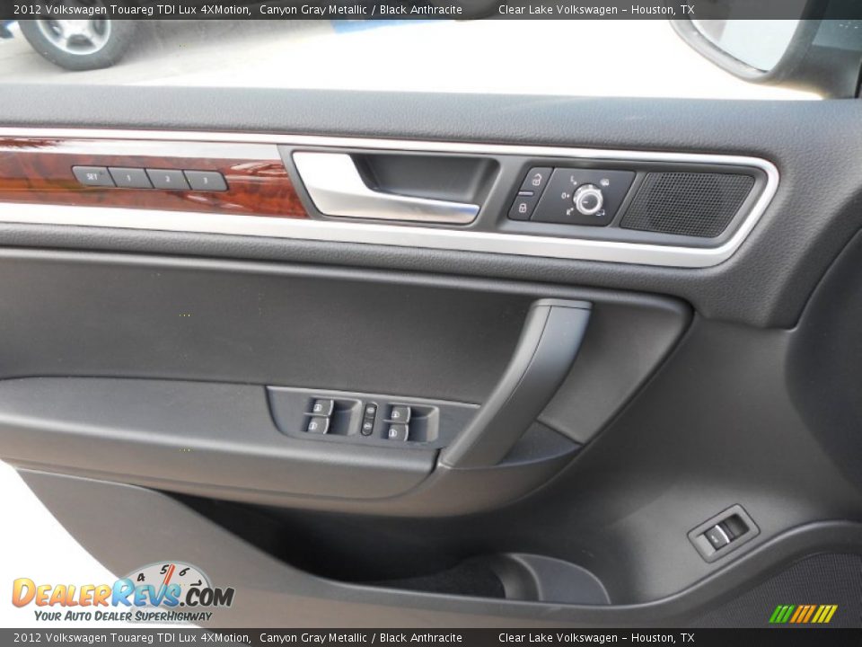 2012 Volkswagen Touareg TDI Lux 4XMotion Canyon Gray Metallic / Black Anthracite Photo #19