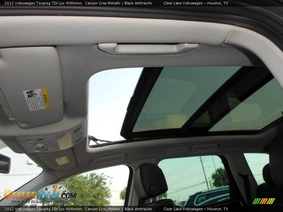 2012 Volkswagen Touareg TDI Lux 4XMotion Canyon Gray Metallic / Black Anthracite Photo #20