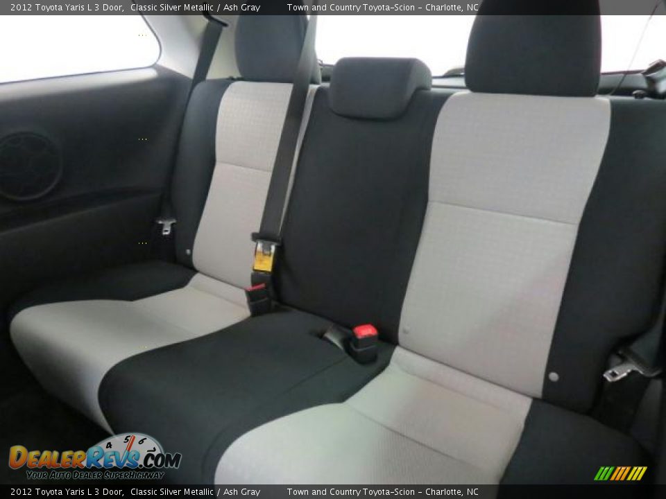 2012 Toyota Yaris L 3 Door Classic Silver Metallic / Ash Gray Photo #6