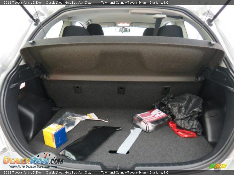 2012 Toyota Yaris L 3 Door Classic Silver Metallic / Ash Gray Photo #13