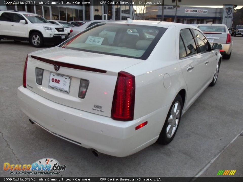 2009 Cadillac STS V6 White Diamond Tricoat / Cashmere Photo #3