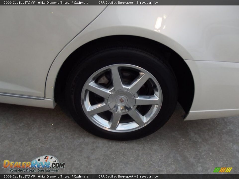 2009 Cadillac STS V6 White Diamond Tricoat / Cashmere Photo #15