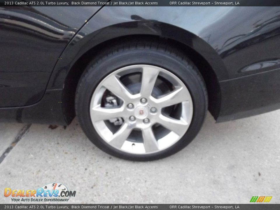 2013 Cadillac ATS 2.0L Turbo Luxury Black Diamond Tricoat / Jet Black/Jet Black Accents Photo #15