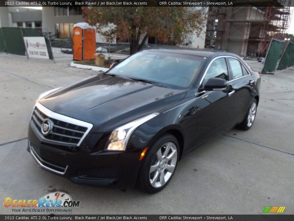 2013 Cadillac ATS 2.0L Turbo Luxury Black Raven / Jet Black/Jet Black Accents Photo #1