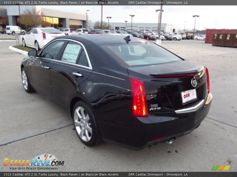 2013 Cadillac ATS 2.0L Turbo Luxury Black Raven / Jet Black/Jet Black Accents Photo #4