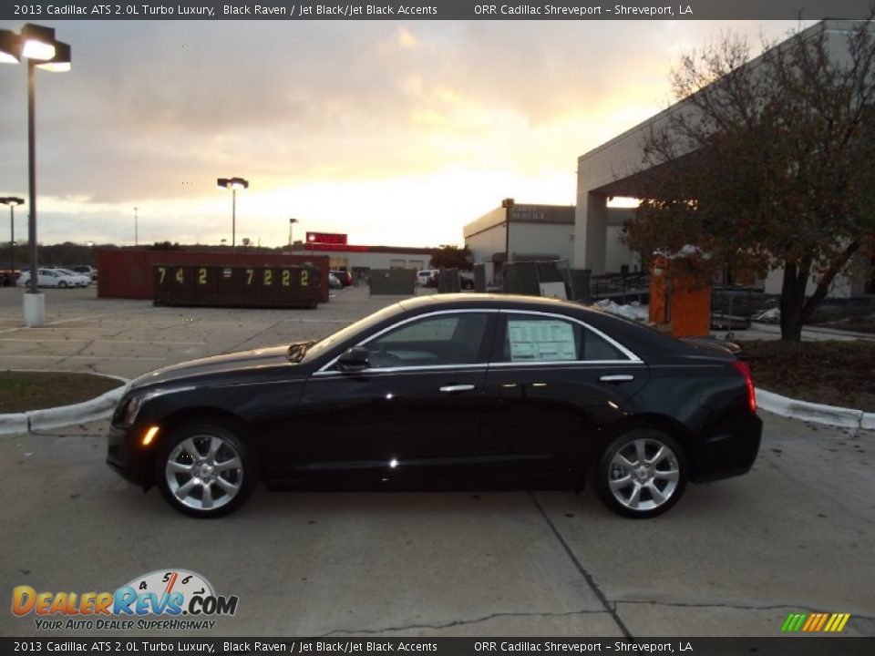 2013 Cadillac ATS 2.0L Turbo Luxury Black Raven / Jet Black/Jet Black Accents Photo #5