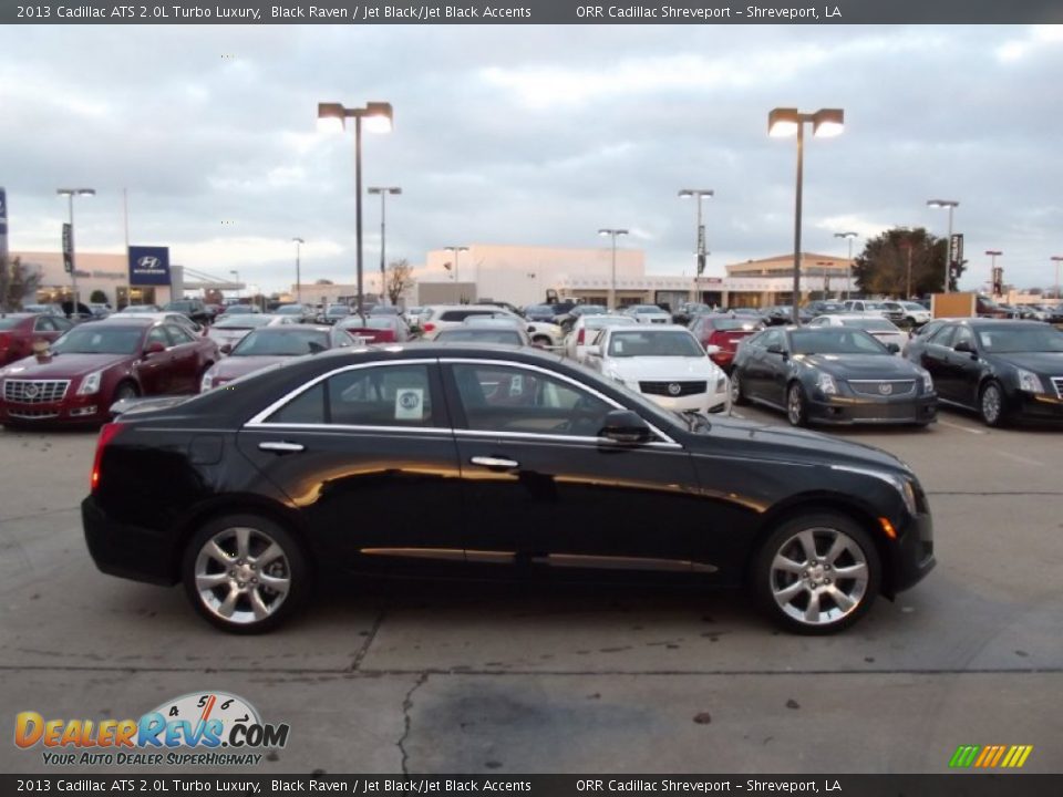 2013 Cadillac ATS 2.0L Turbo Luxury Black Raven / Jet Black/Jet Black Accents Photo #6