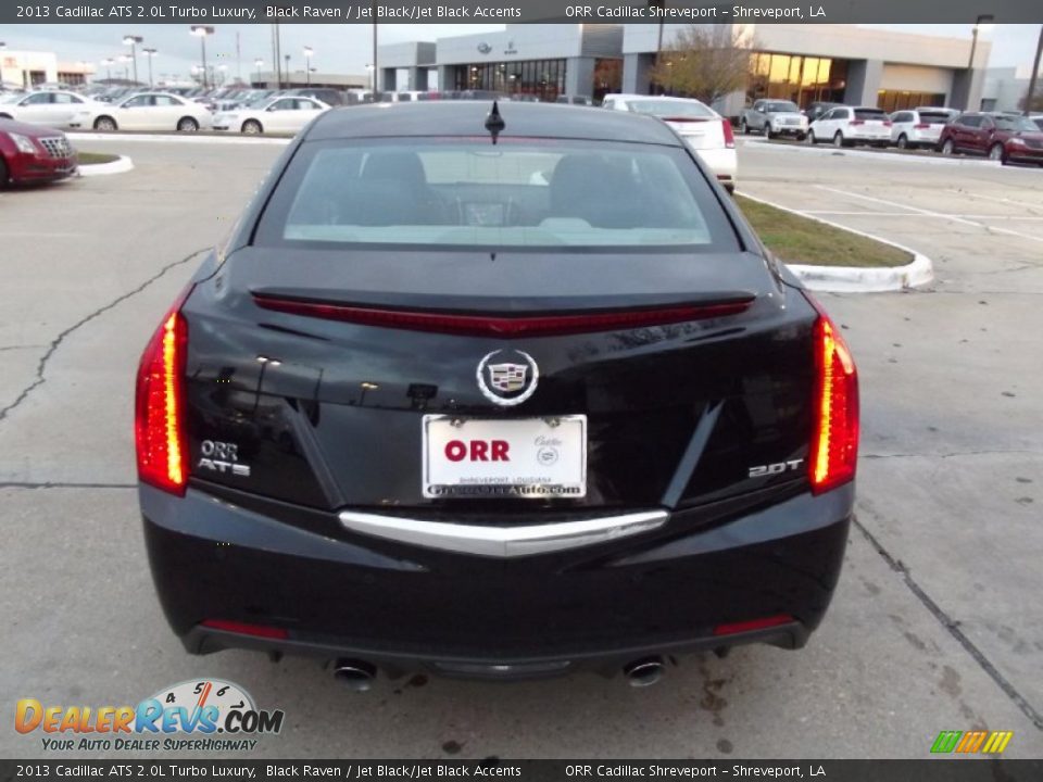 2013 Cadillac ATS 2.0L Turbo Luxury Black Raven / Jet Black/Jet Black Accents Photo #8
