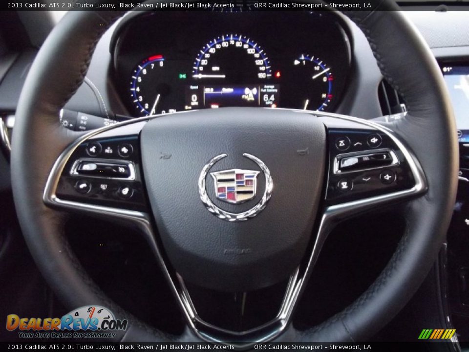2013 Cadillac ATS 2.0L Turbo Luxury Steering Wheel Photo #10