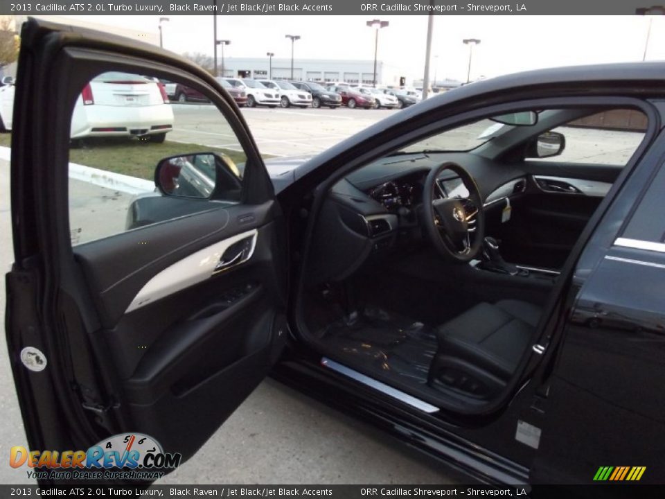 2013 Cadillac ATS 2.0L Turbo Luxury Black Raven / Jet Black/Jet Black Accents Photo #12