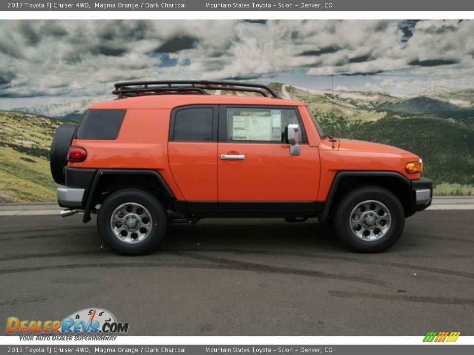 Magma Orange 2013 Toyota FJ Cruiser 4WD Photo #2