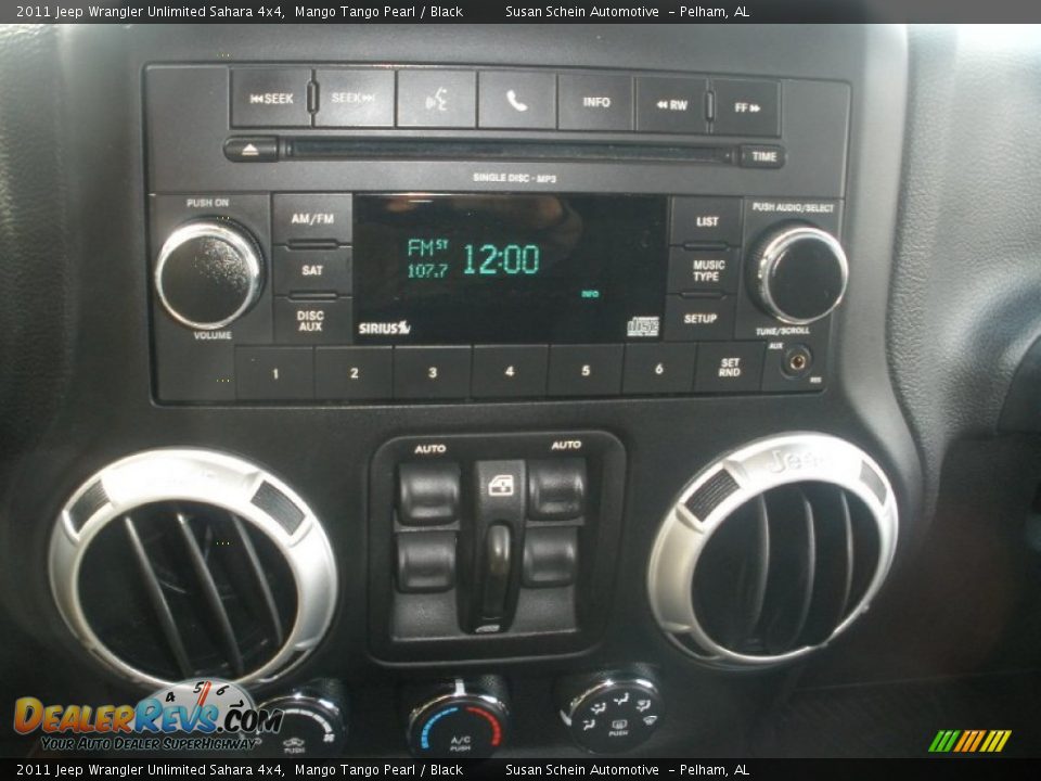 2011 Jeep Wrangler Unlimited Sahara 4x4 Mango Tango Pearl / Black Photo #26