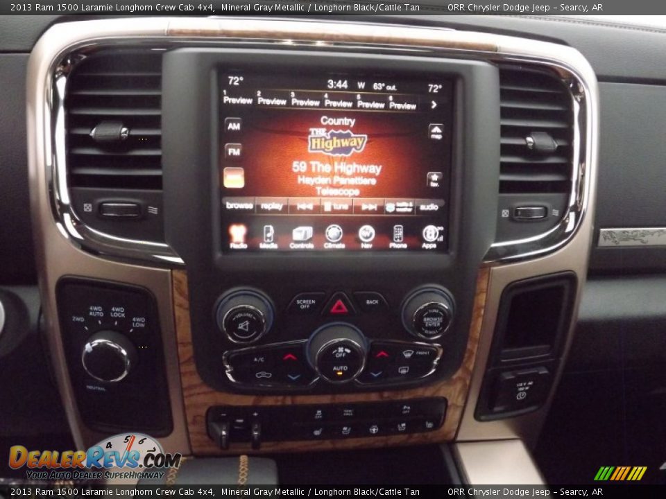 Controls of 2013 Ram 1500 Laramie Longhorn Crew Cab 4x4 Photo #10