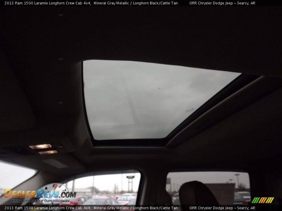 2013 Ram 1500 Laramie Longhorn Crew Cab 4x4 Mineral Gray Metallic / Longhorn Black/Cattle Tan Photo #12