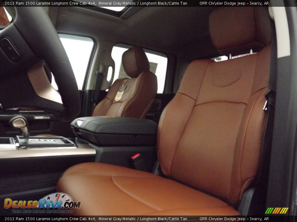 Front Seat of 2013 Ram 1500 Laramie Longhorn Crew Cab 4x4 Photo #13
