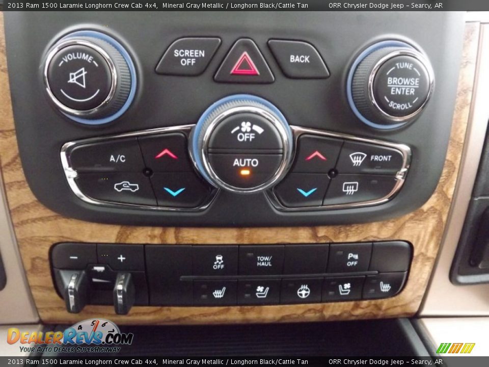 Controls of 2013 Ram 1500 Laramie Longhorn Crew Cab 4x4 Photo #25