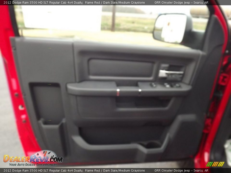 2012 Dodge Ram 3500 HD SLT Regular Cab 4x4 Dually Flame Red / Dark Slate/Medium Graystone Photo #12