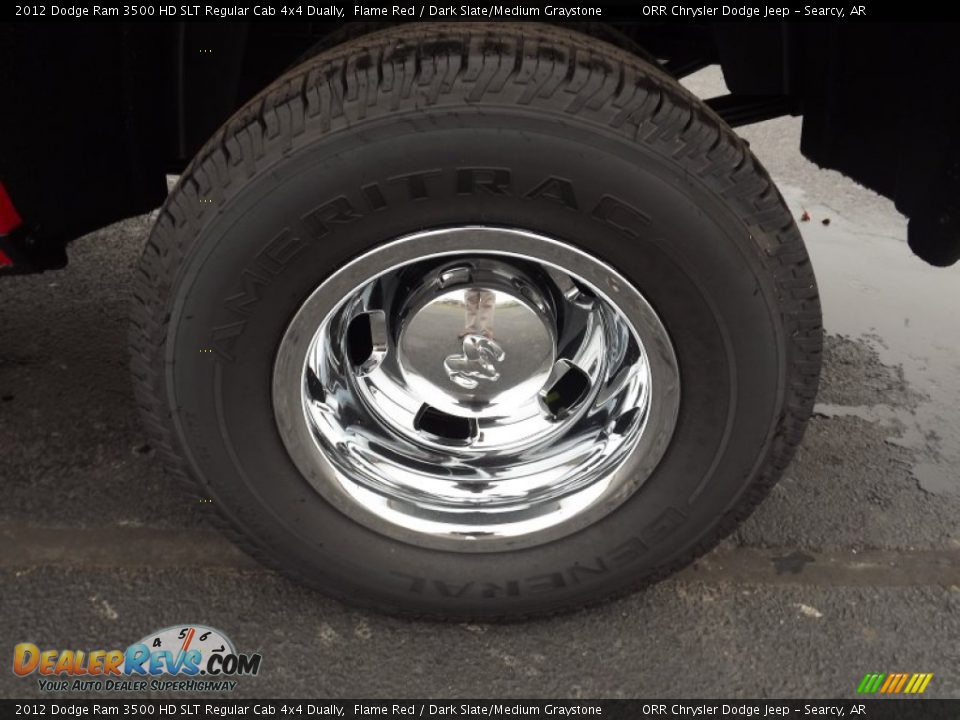 2012 Dodge Ram 3500 HD SLT Regular Cab 4x4 Dually Flame Red / Dark Slate/Medium Graystone Photo #17