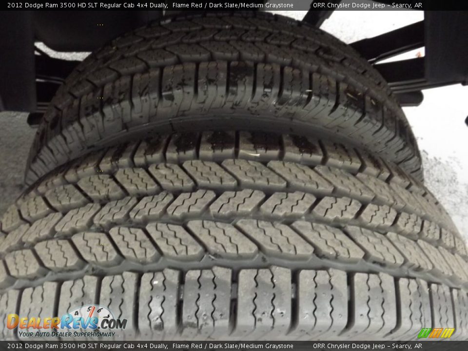 2012 Dodge Ram 3500 HD SLT Regular Cab 4x4 Dually Flame Red / Dark Slate/Medium Graystone Photo #18