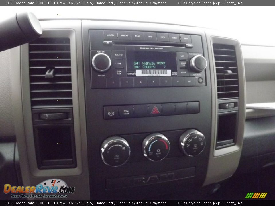 Controls of 2012 Dodge Ram 3500 HD ST Crew Cab 4x4 Dually Photo #10
