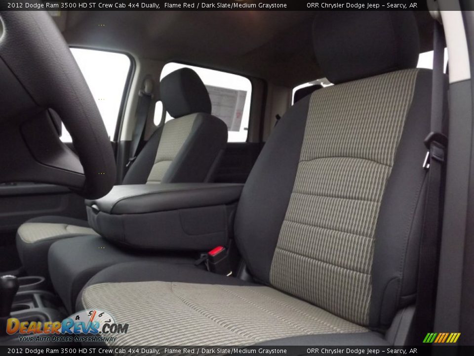 Front Seat of 2012 Dodge Ram 3500 HD ST Crew Cab 4x4 Dually Photo #13