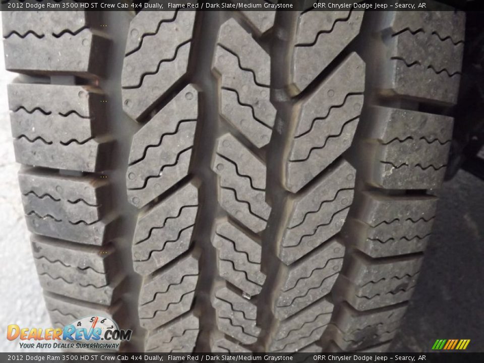 2012 Dodge Ram 3500 HD ST Crew Cab 4x4 Dually Flame Red / Dark Slate/Medium Graystone Photo #20