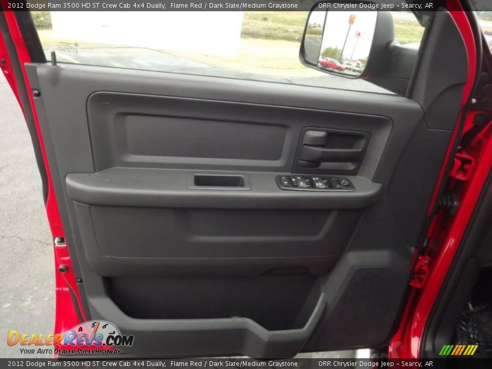 2012 Dodge Ram 3500 HD ST Crew Cab 4x4 Dually Flame Red / Dark Slate/Medium Graystone Photo #12