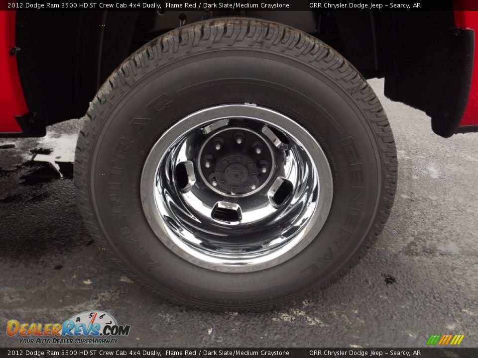 2012 Dodge Ram 3500 HD ST Crew Cab 4x4 Dually Flame Red / Dark Slate/Medium Graystone Photo #18