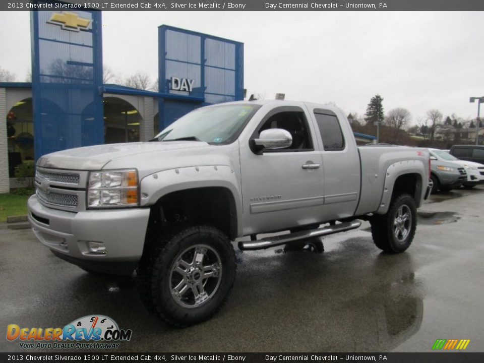 2013 Chevrolet Silverado 1500 LT Extended Cab 4x4 Silver Ice Metallic / Ebony Photo #1