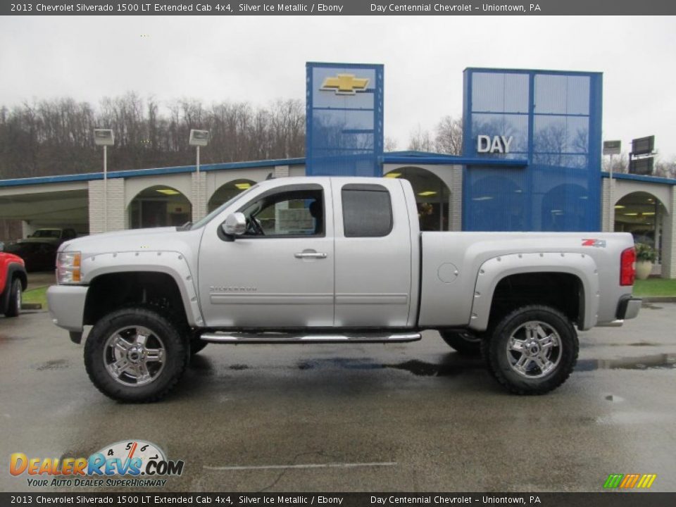 2013 Chevrolet Silverado 1500 LT Extended Cab 4x4 Silver Ice Metallic / Ebony Photo #2