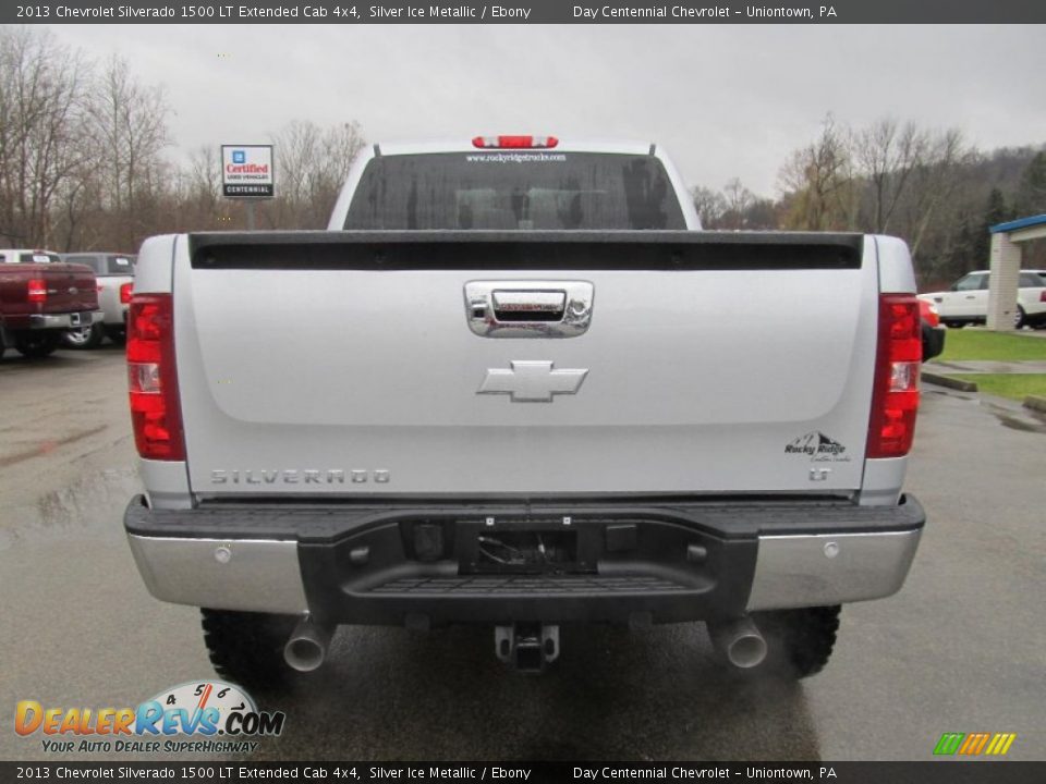 2013 Chevrolet Silverado 1500 LT Extended Cab 4x4 Silver Ice Metallic / Ebony Photo #5