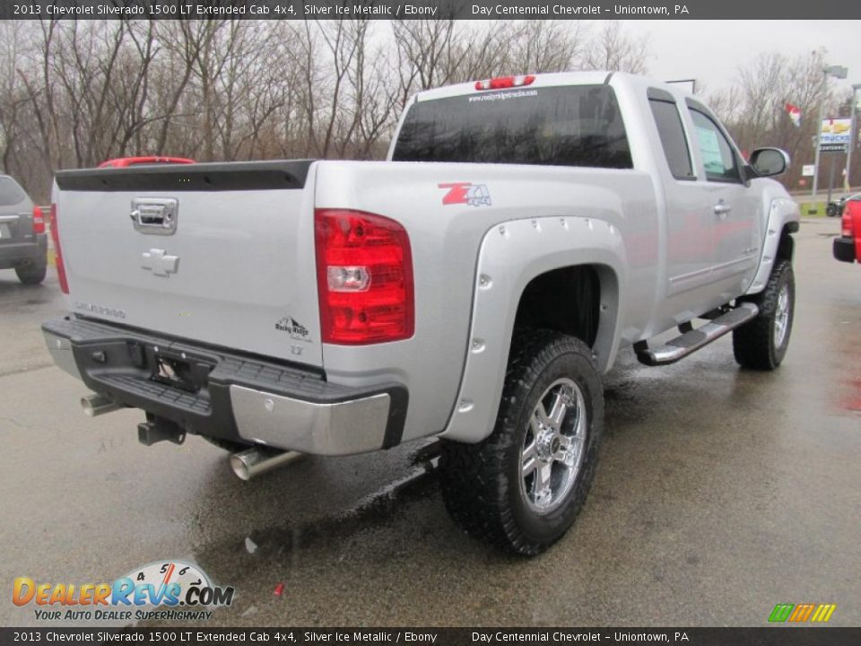 2013 Chevrolet Silverado 1500 LT Extended Cab 4x4 Silver Ice Metallic / Ebony Photo #6
