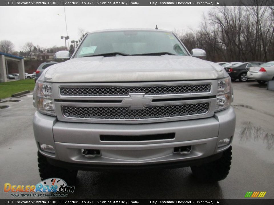 2013 Chevrolet Silverado 1500 LT Extended Cab 4x4 Silver Ice Metallic / Ebony Photo #10