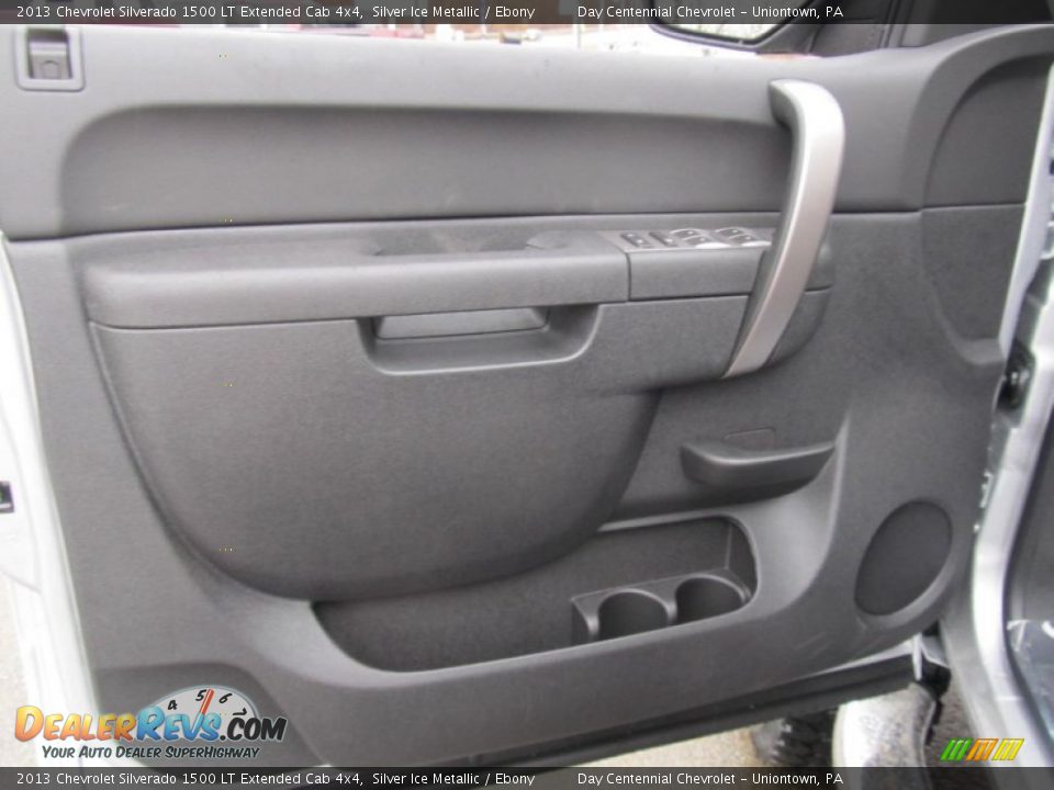 2013 Chevrolet Silverado 1500 LT Extended Cab 4x4 Silver Ice Metallic / Ebony Photo #11